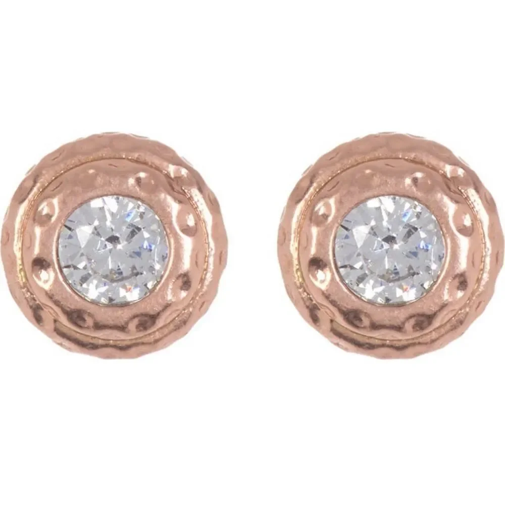NWT KATE SPADE | Round studs rose gold I